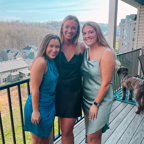 Altered state black silk dress - Picture 4 of 4